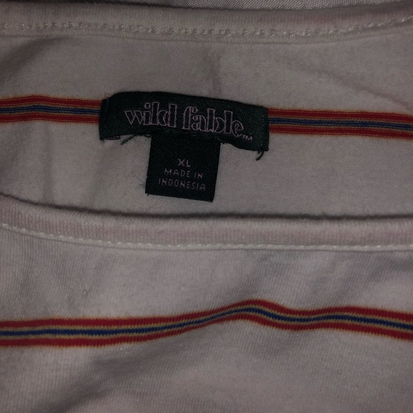 Cut striped crop top - Picture 4 of 4